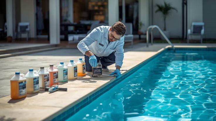 xử lý nước bể bơi